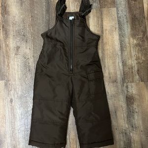 Carters snow suit size 2T brown toddler boy